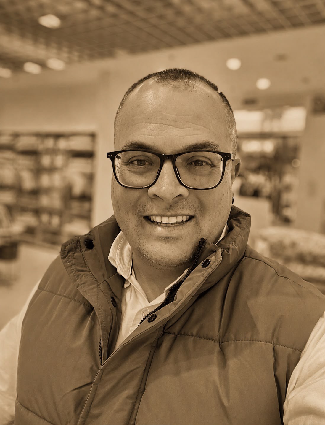 Retrato del autor César González